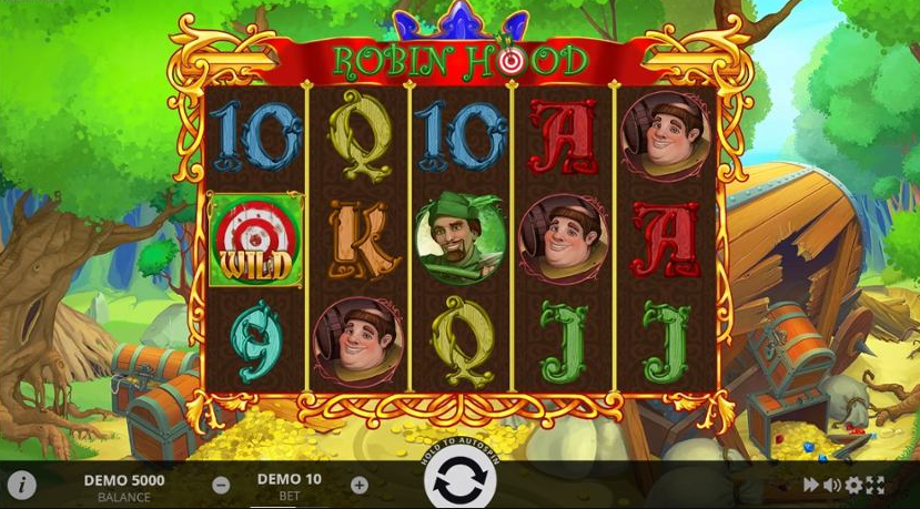 Robin Hood Slot, revisão, caça-níqueis, bônus, jackpots, gráficos, rodadas grátis, jogos bônus, segurança, cassinos online.